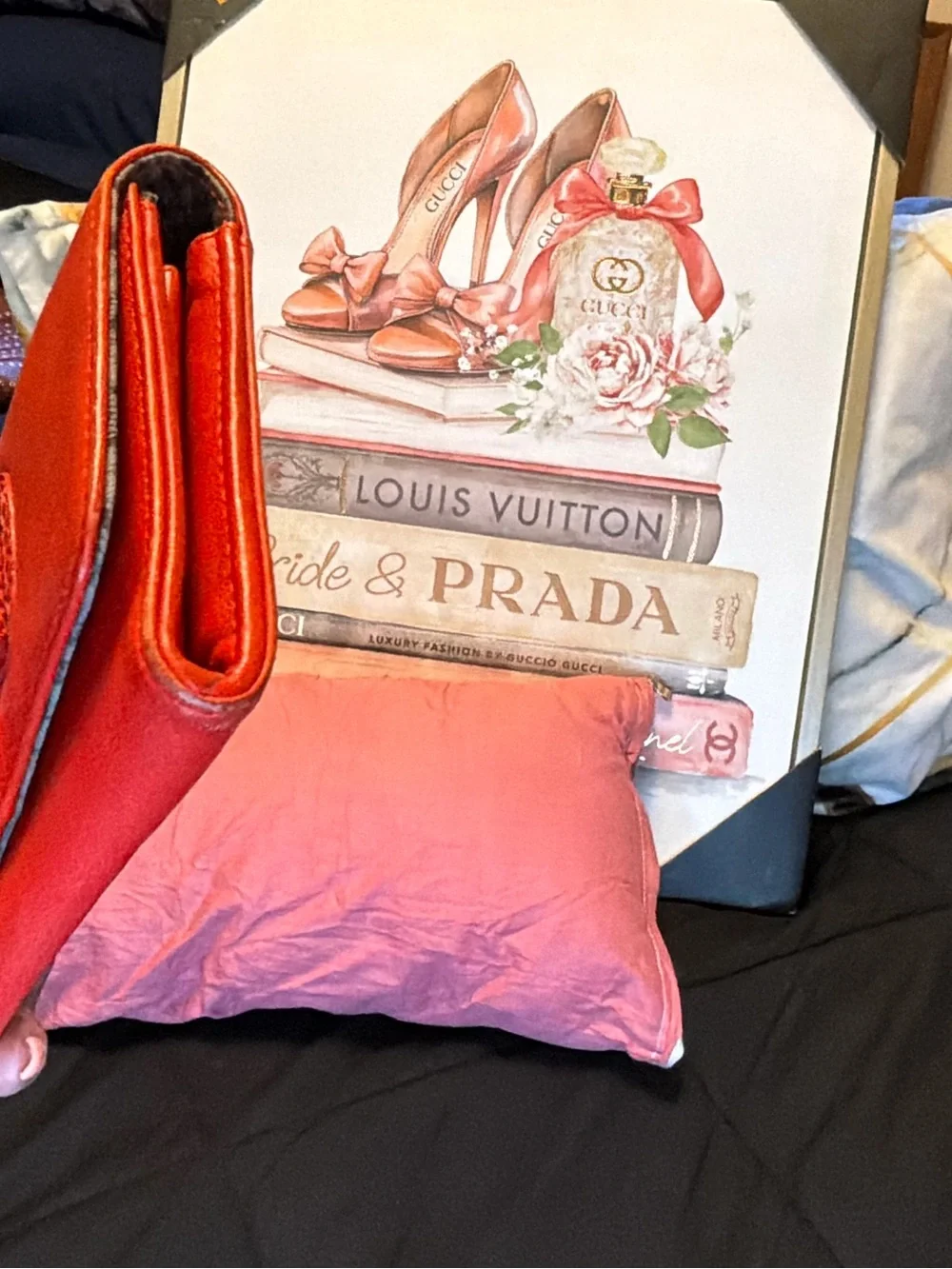 See by Chloé Red Leather Bow Wallet - Picture 9 of 16